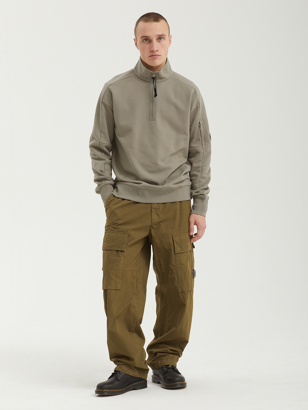 Мужская Толстовка In Diagonal Raised Fleece