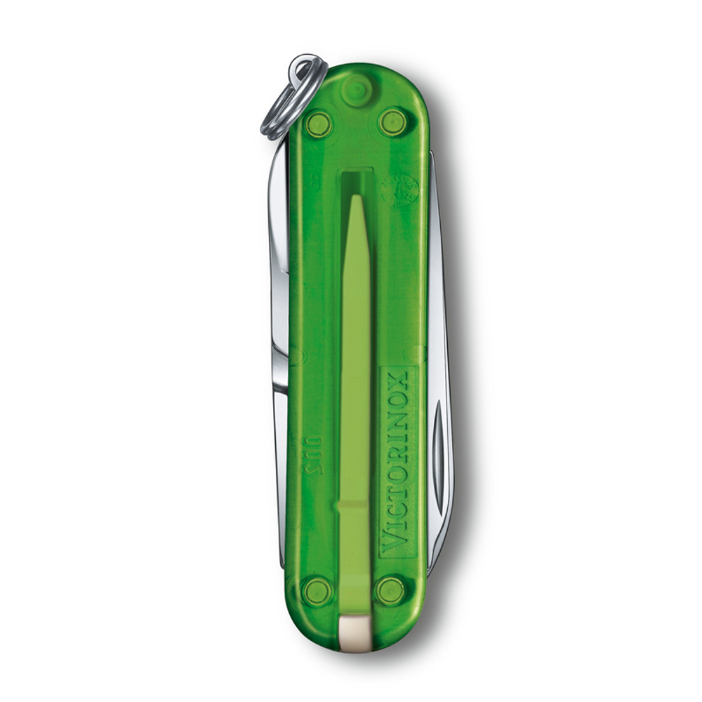 Нож-брелок Victorinox Classic SD Colors, 58 мм, 7 функций, "Green Tea"