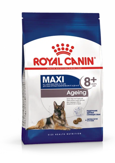 Royal Canin Maxi Ageing 8+ Корм сухой для стареющих собак крупных размеров от 8 лет и старше, 3 кг