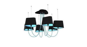 DesignHeure Lu6pnnb —  Lustre 6 abat-jour Petit Nuage