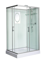 Душевая кабина WeltWasser  WW500 LAINE 1201 120х90 см,  прозрачное стекло, поддон низкий
