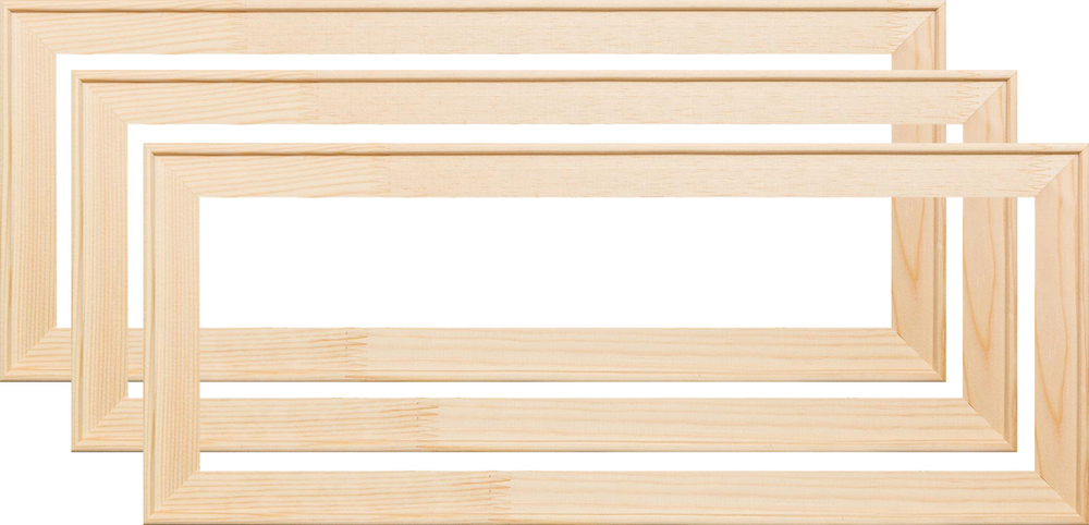 Подрамник для холста 25x55 см. сеч. 30*15 мм. (3 штуки)