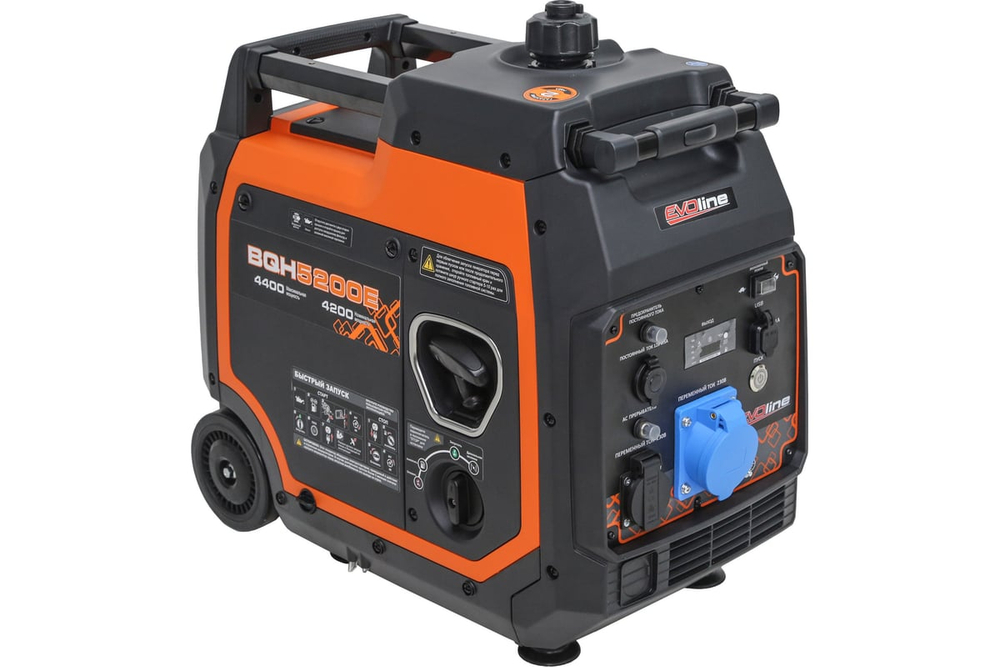 Инверторный генератор EVOline BQH 5200 E (Zongshen) 1T90DF052EVO