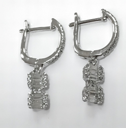 Ювелирные серьги из серебра Эстерелла