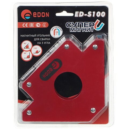 Угольник для сварки Edon, ED-S100, магнитн, 8022010103