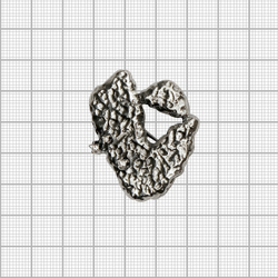 "Астерио" брошь в серебряном покрытии из коллекции " Астерио" от Jenavi с замком булавка