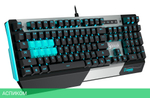 Клавиатура A4Tech Bloody B865 серый/черный