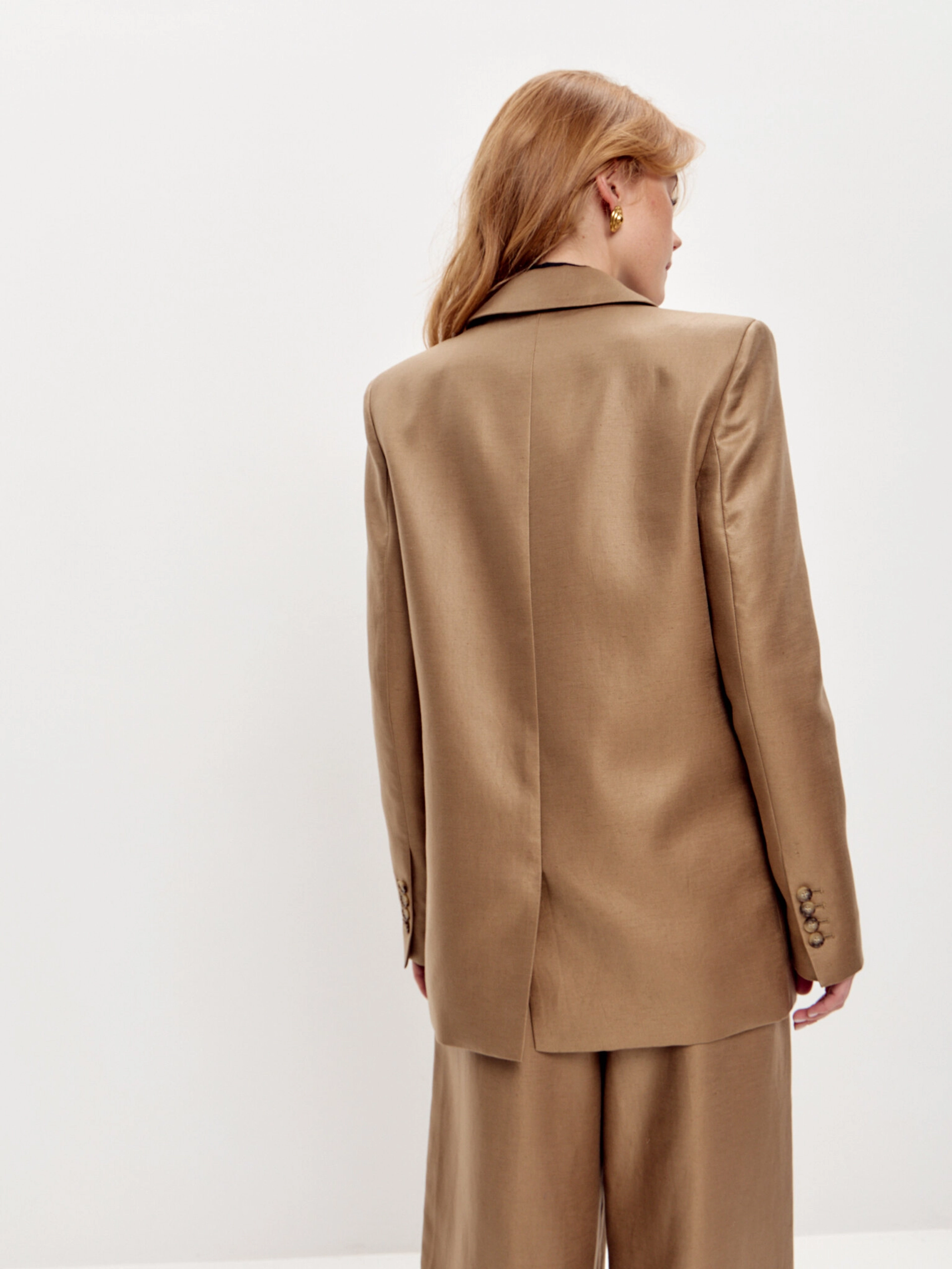 Льняной жакет