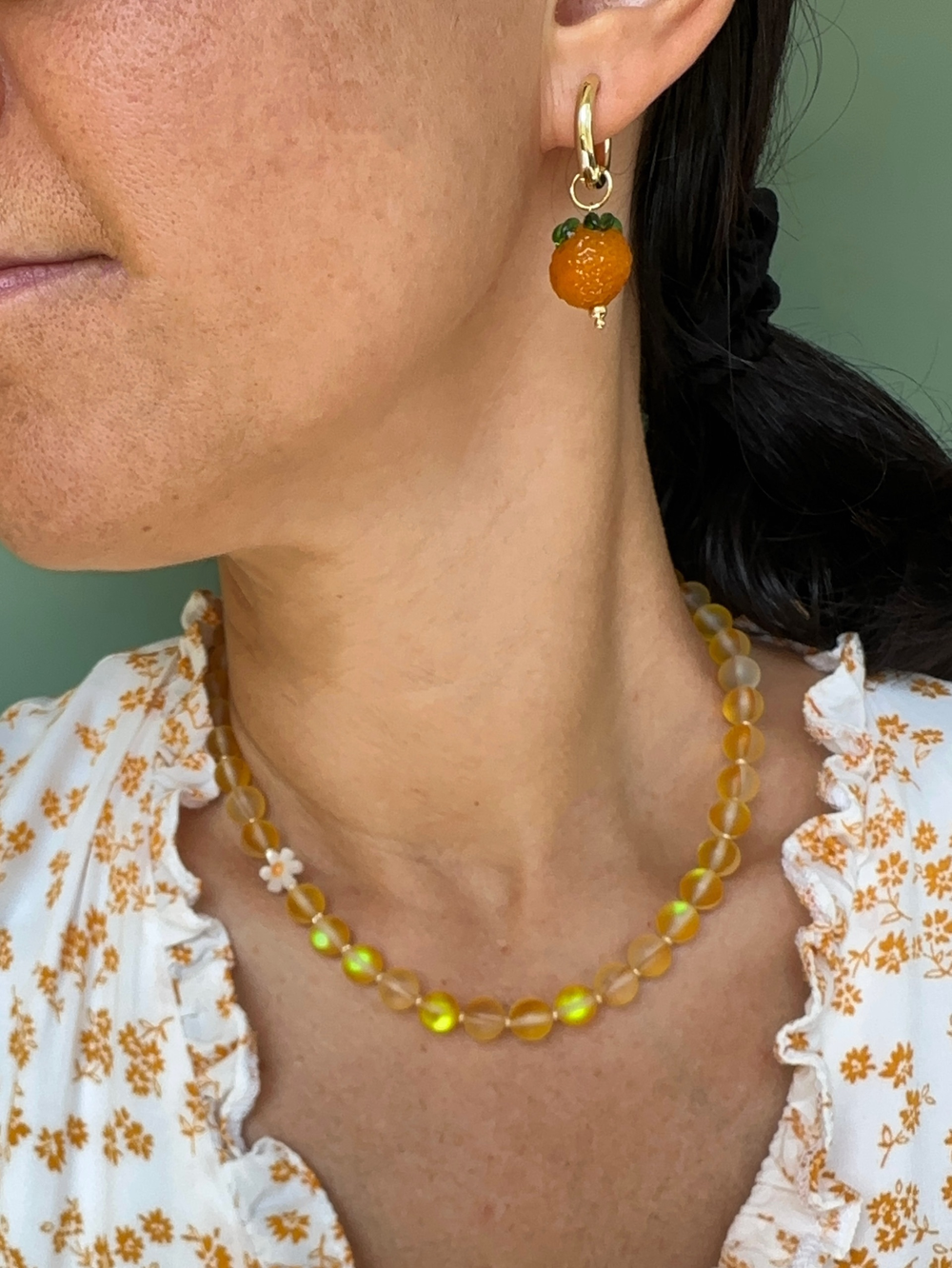 Серьги Мандаринки