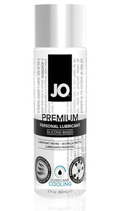 Охлаждающий лубрикант на силиконовой основе JO Personal Premium Lubricant Cooling - 60 мл.