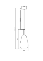Подвесной светильник Maytoni Duality MOD271PL-01B9