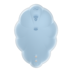 Вакуумный стимулятор клитора Satisfyer Cloud Dancer, голубой