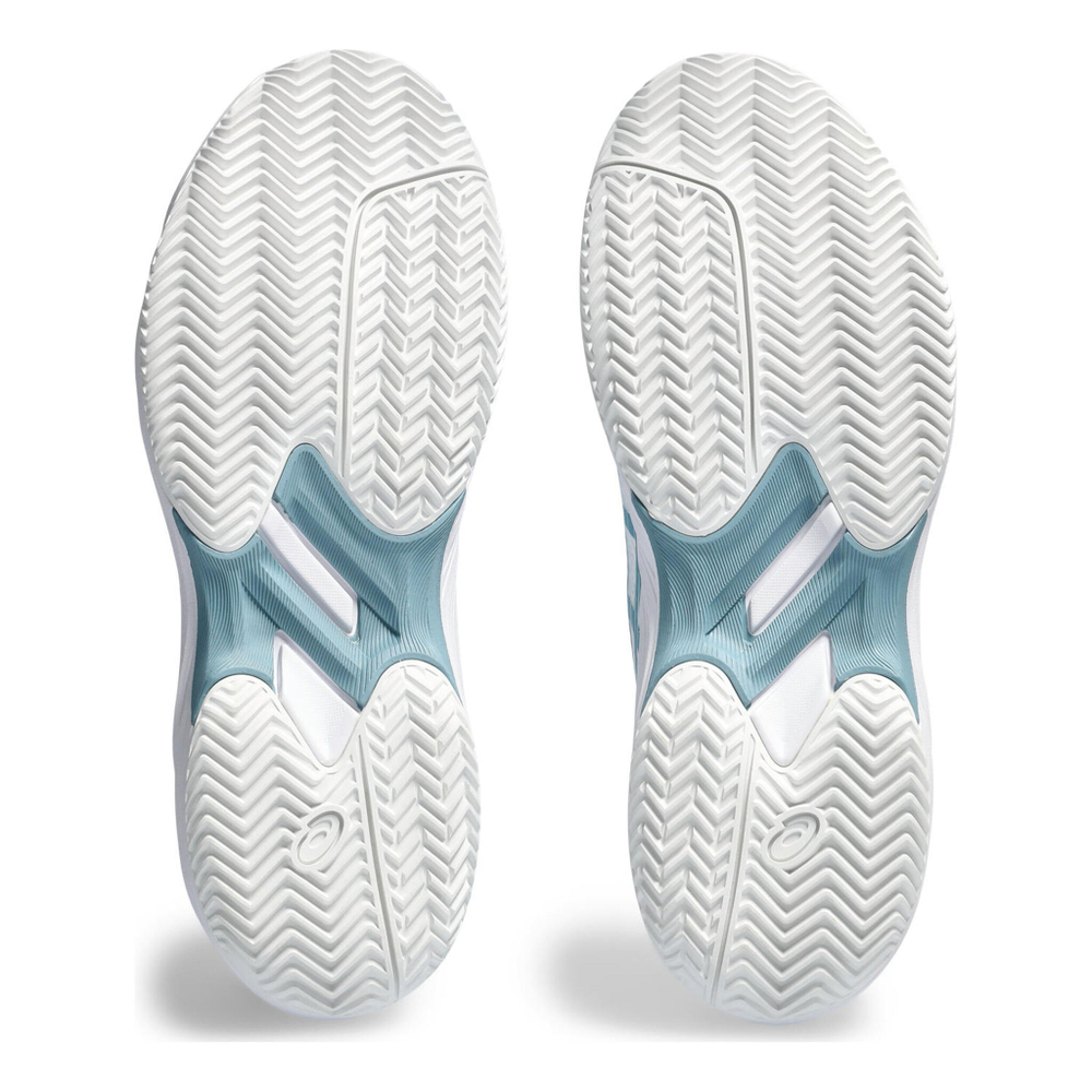 Женские теннисные кроссовки ASICS Gel-Game 9 Clay Court Shoe Women - White, Petrol