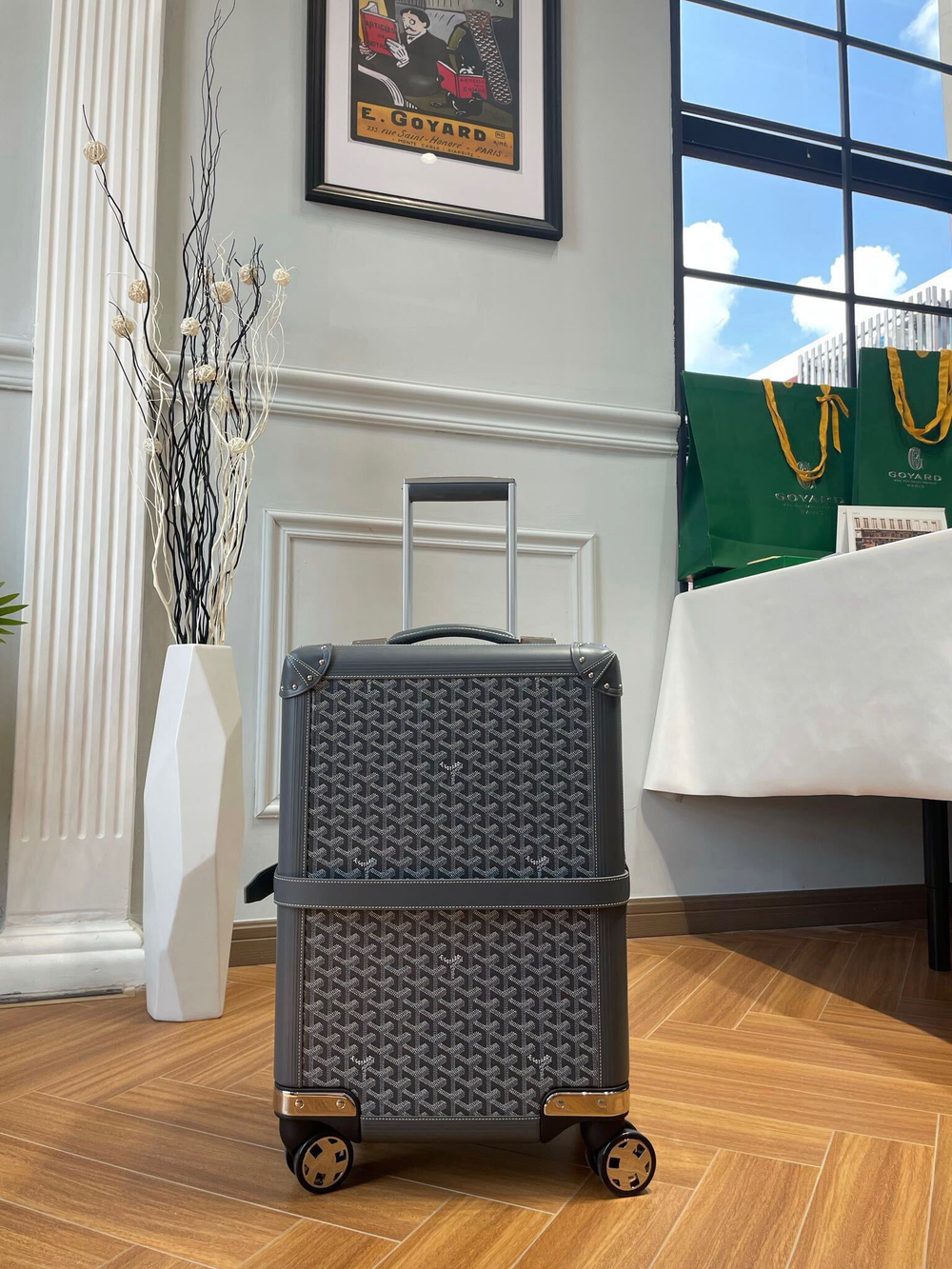 Goyard Bourget PM Trolley Case
