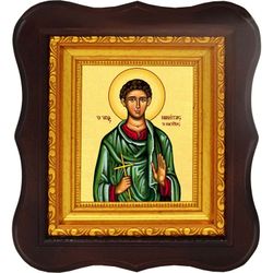 Никита Ниросский святой мученик. Икона на холсте.