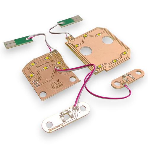 Светодиодная плата для компаса Pajero Sport 1 (индивидуальный заказ по цветам) (другая модель блока)