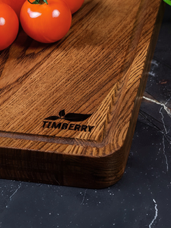 Разделочная доска 38х20 см с ручкой