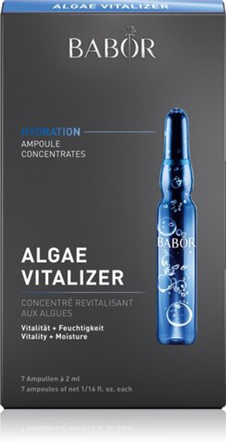 BABOR Ampoule Concentrates Algae Vitalizer - оживляющая сыворотка для лица с увлажняющим эффектом /   7x2  ml  / GTIN 4015165324119