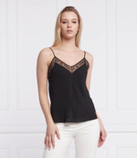 Сатиновый топ Patrizia Pepe - черный(8C0438 A8I1)