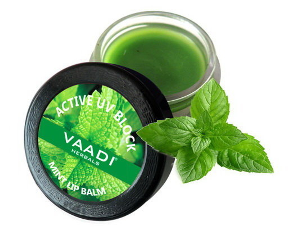 Бальзам для губ Vaadi Herbals Мята Mint Lip Balm 6 г