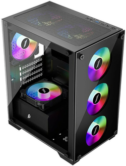Корпус для компьютера 1STPLAYER FIREBASE X2-M / mATX / 4x120mm LED fans / X2-M-4F1