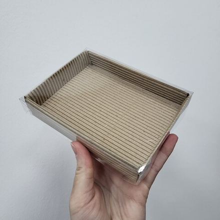 Коробка с прозрачной крышкой 14*10*2,5 см