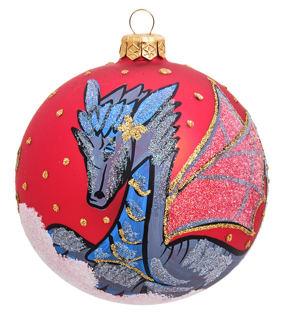 Элита НФШ-1160/2 Ел. украшение Шар «Дракон небесный» 100 мм