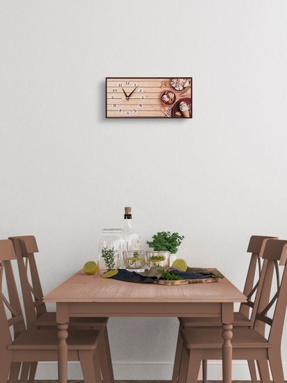 Настенные часы-постер "Ice Cream"