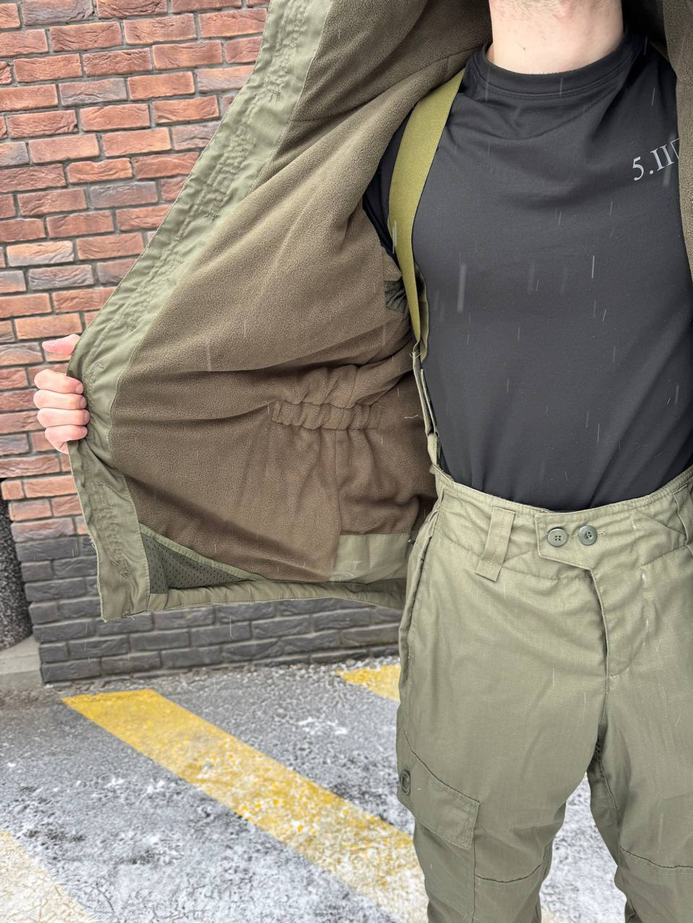 Костюм горка 6 флис / осень-зима / олива