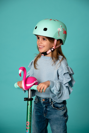 Самокат Maxi Micro Deluxe мятный LED