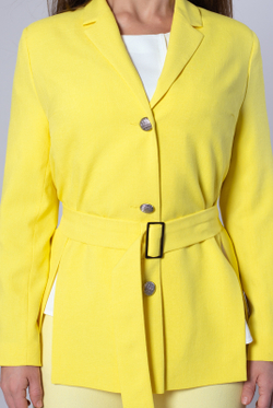 Жакет женский 4175ЛП, желтый #259Ж044175ЛП