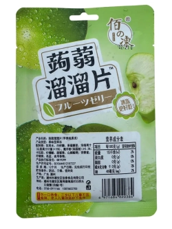 Фруктовое желе с конжаком со вкусом Яблока 100 г * 4 шт