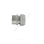 Муфта латунь никель 15Aх1/2" обжим/ВР STAHLMANN SSFL1501/2NEF