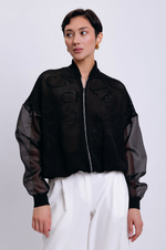 Бомбер из хлопка