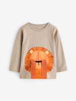 Лонгслив для мальчика Next N21-996, Бежевый