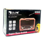 Радиоприемник Golon RX-BT6061S Solar Power