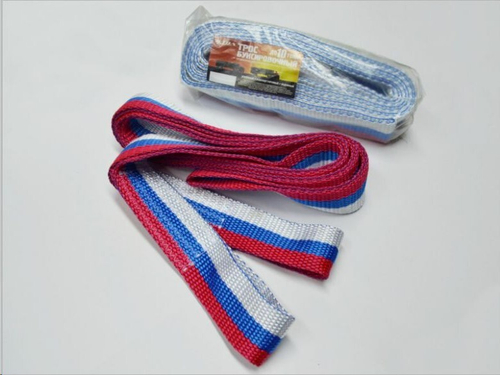 Трос буксир. (10 т) лента петли /4,5 м/ усилен. (A-TOL)