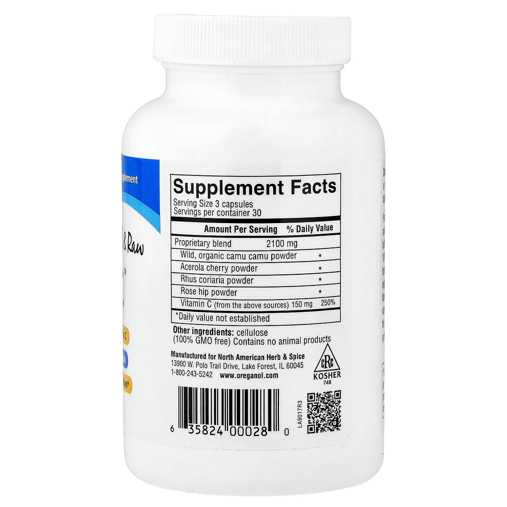 North American Herb & Spice, Purely-C™, 700 мг, 90 растительных капсул