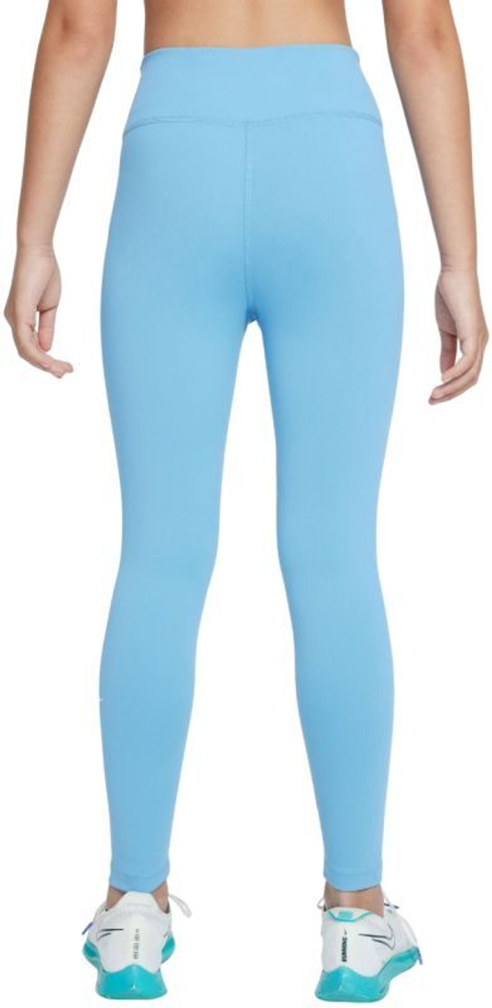 Штаны для девочки теннисные Nike Kids One Dri-Fit Tight - небесный