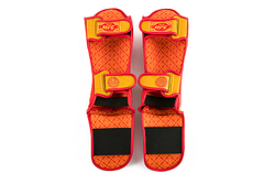 UFC Premium True Thai Защита голени, цвет красный, размер L