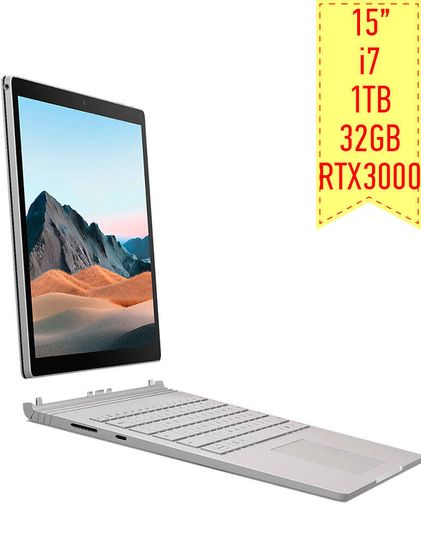 Microsoft Surface Book 3 15 i7 RTX3000 32GB 1TB