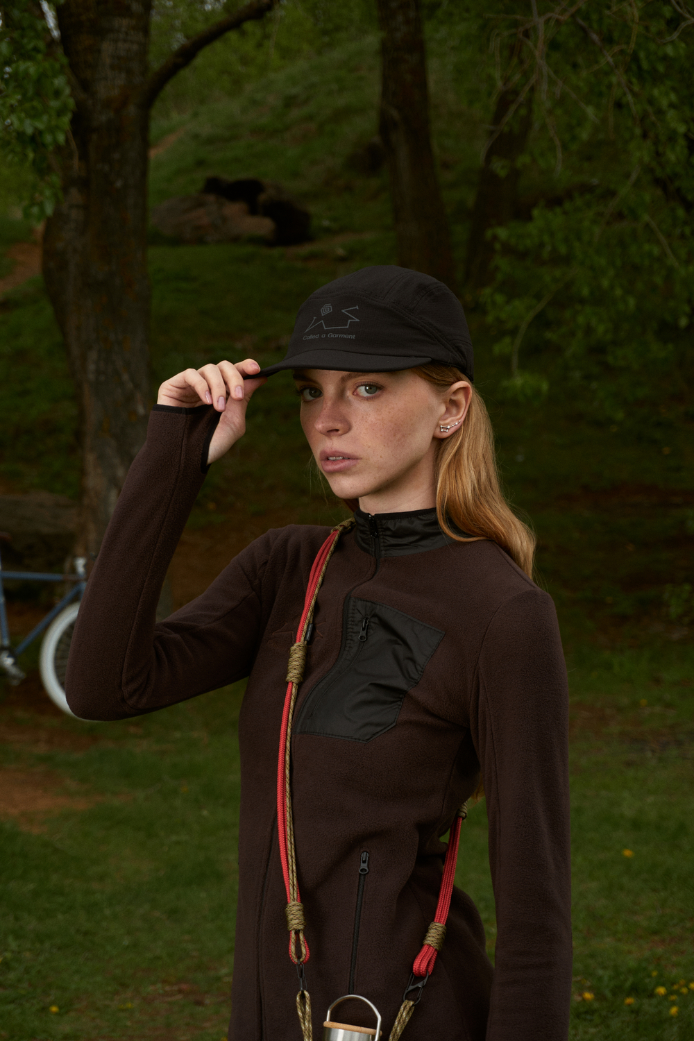 Кепка Called a Garment Hikercore Nylon Cap "Black"