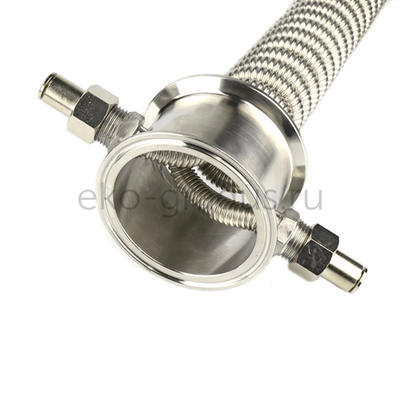 Холодильник Димрота проходной, кламп 3 дюйма