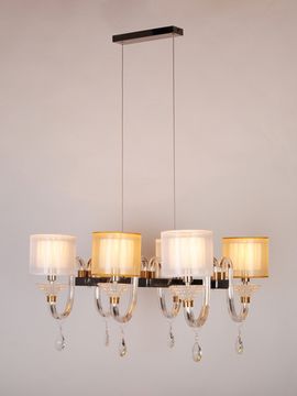 Подвесная люстра Manne L.4306-6 SILVER GO+WH