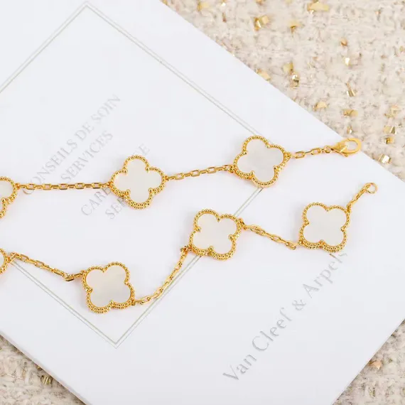 Винтажное колье Van Cleef & Arpels Alhambra, 20 мотивов