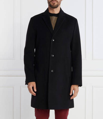 Хлопковое пальто h-hyde-c-224 BOSS BLACK - черный(50485199)