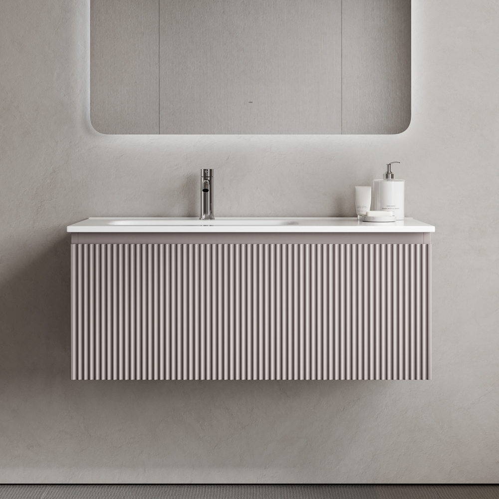 Тумба подвесная Sancos Snob R 1.0 с одним ящиком 995х445х406, Doha Soft, SNR1.0100LSM