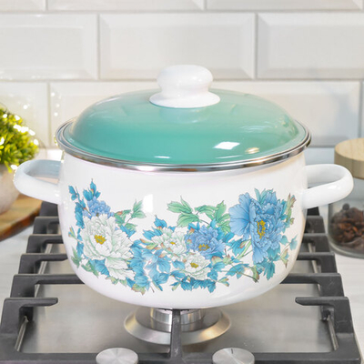 Кастрюля 4л "Голубой лотос"