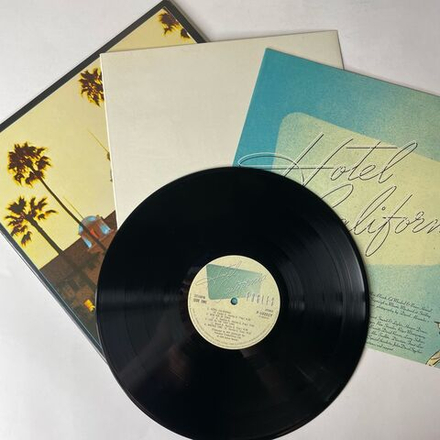 Винтажная виниловая пластинка LP Eagles Hotel California (Япония 1976) (Без Оби) Victim Of Love
