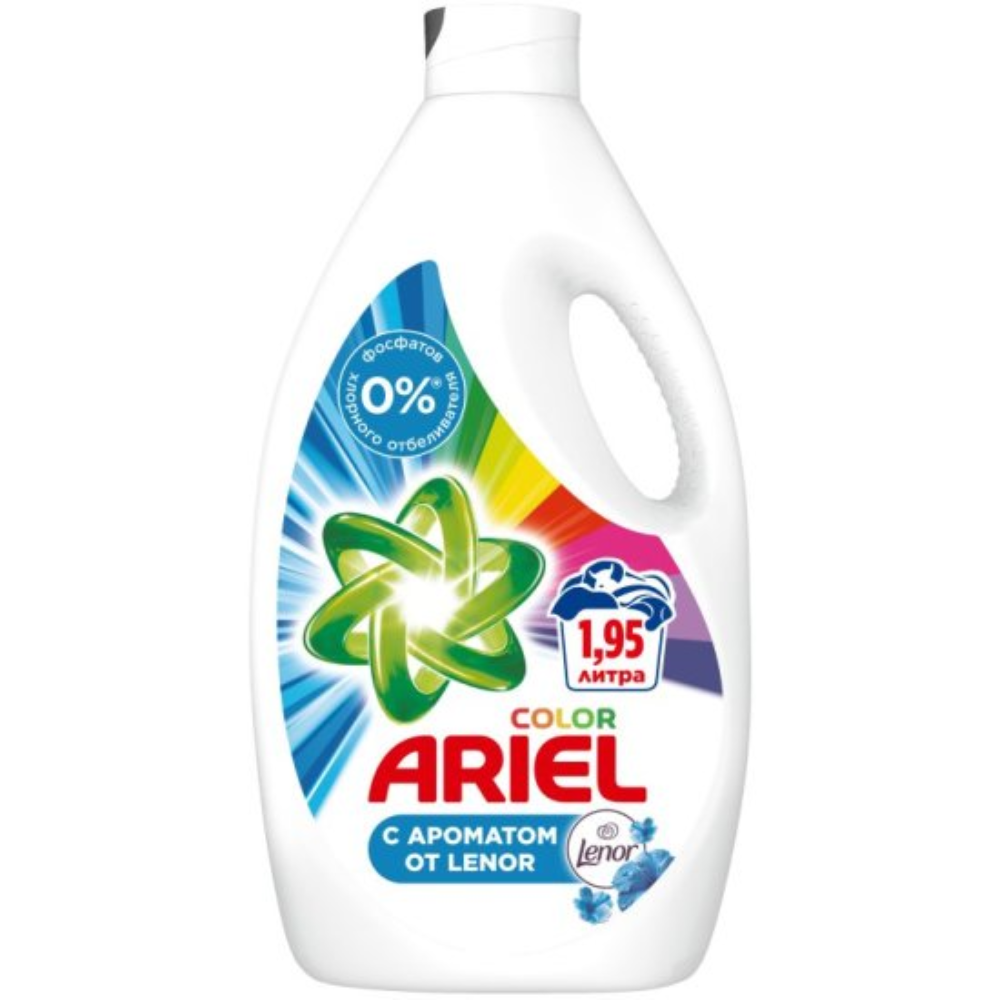 Гель для стирки Ariel с ароматом Lenor 1.95 л